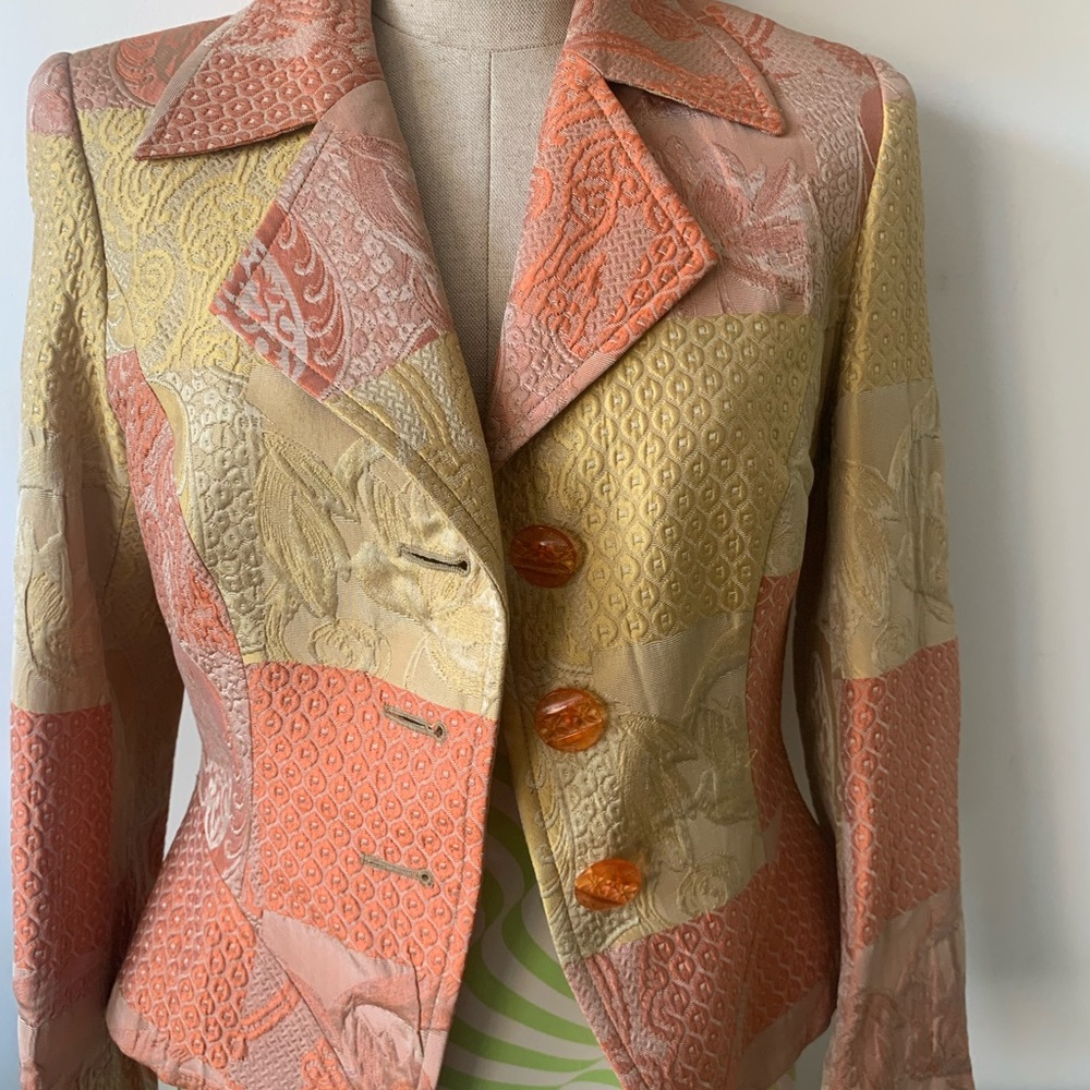 Christian Lacroix Patchwork Blazer - image 1